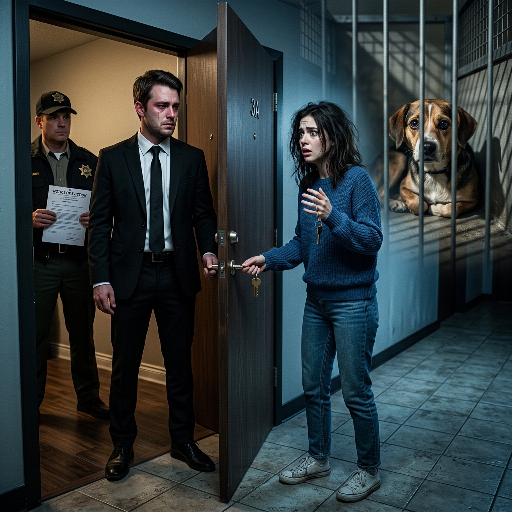 She Gave Away My Dog During My Father’s Funeral… She Came Home to Police and an Eviction Notice.