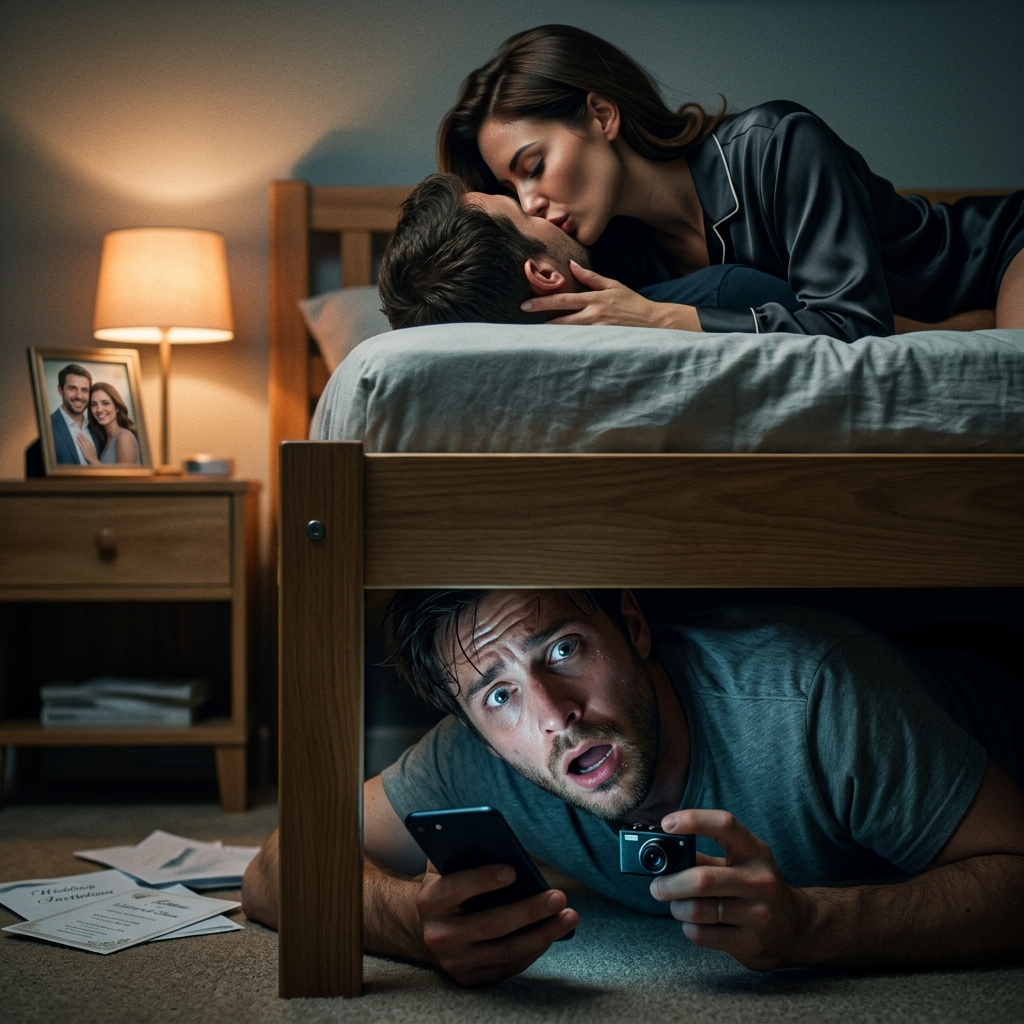 My Fiancée Whispered “We’ve Got an Hour Before He Gets Home” — While I Was Under the Bed